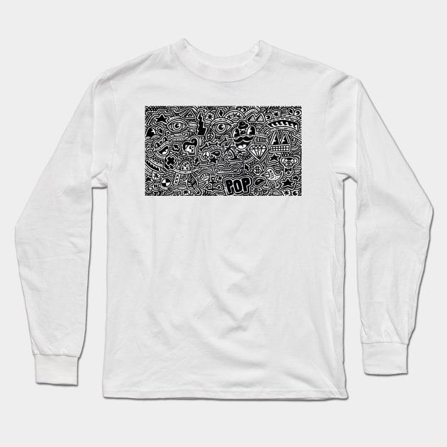 Half the town Long Sleeve T-Shirt by Ottograph